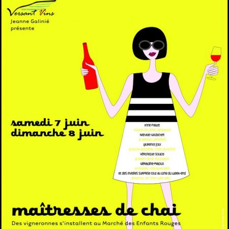 Paris, 8 juin, Les Maitresses du Vin, Marché des Enfants Rouges The Volatile